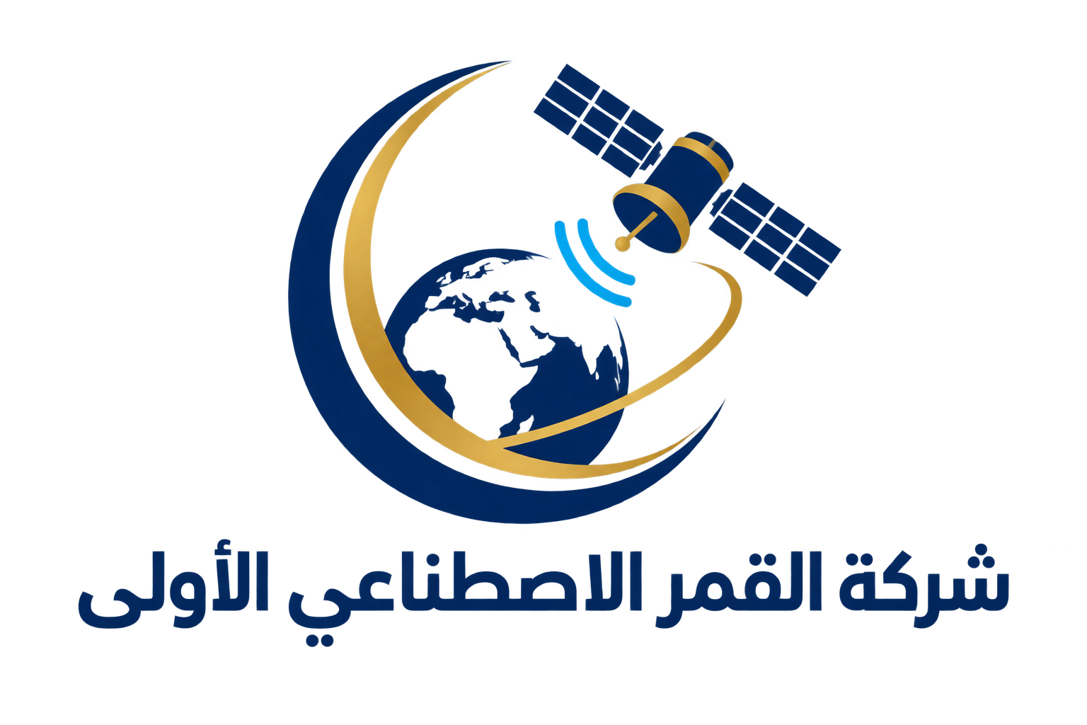 شعار شركة القمر الاصطناعي الأولى